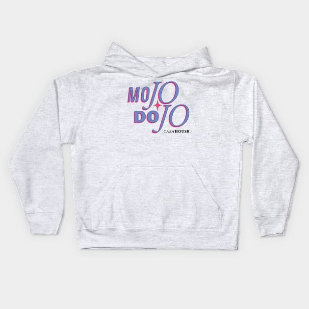 Pink Purple Ken Mojo Dojo Casa House Kids Hoodie by SallySunday